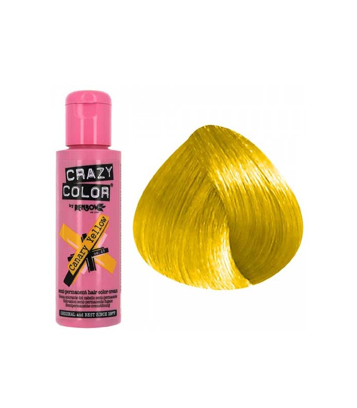 Crazy Color Canary Yellow 100ml | Costaline Hair and ...