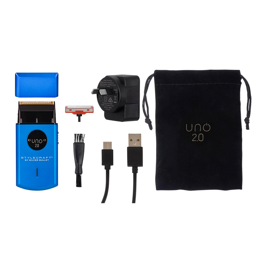 StyleCraft By Silver Bullet Uno 2.0 Shaver Blue