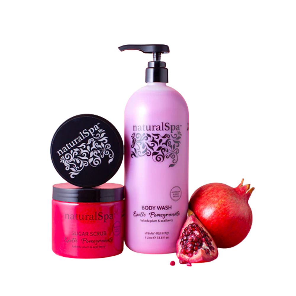 Natural Look Natural Spa Exotic Pomegranate Gift Pack 16/EPGP