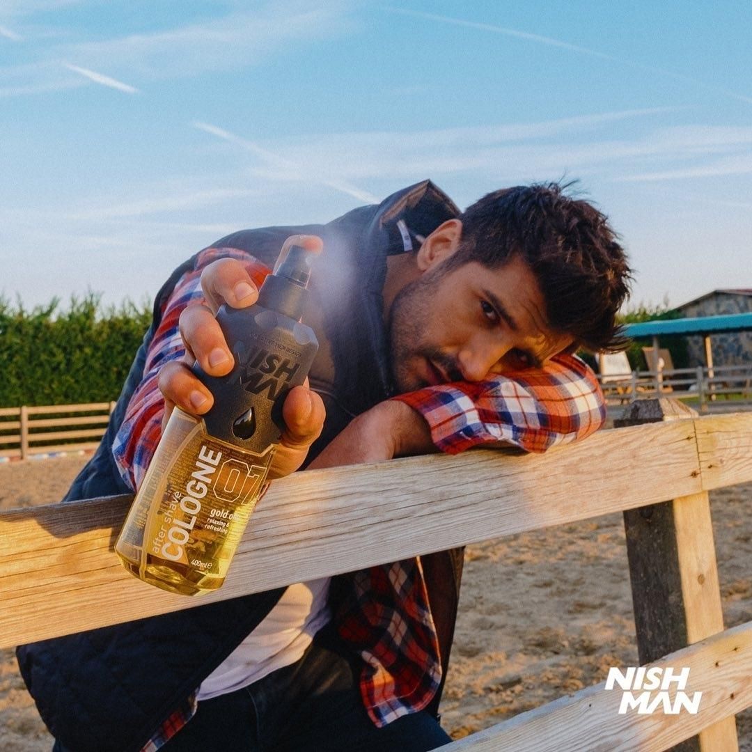 Nish Man After Shave Cologne Spray Gold One (07) 400ml