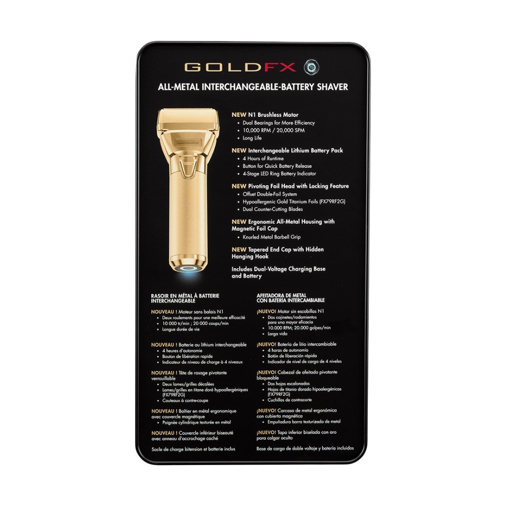 BabylissPRO FXONE Shaver Gold