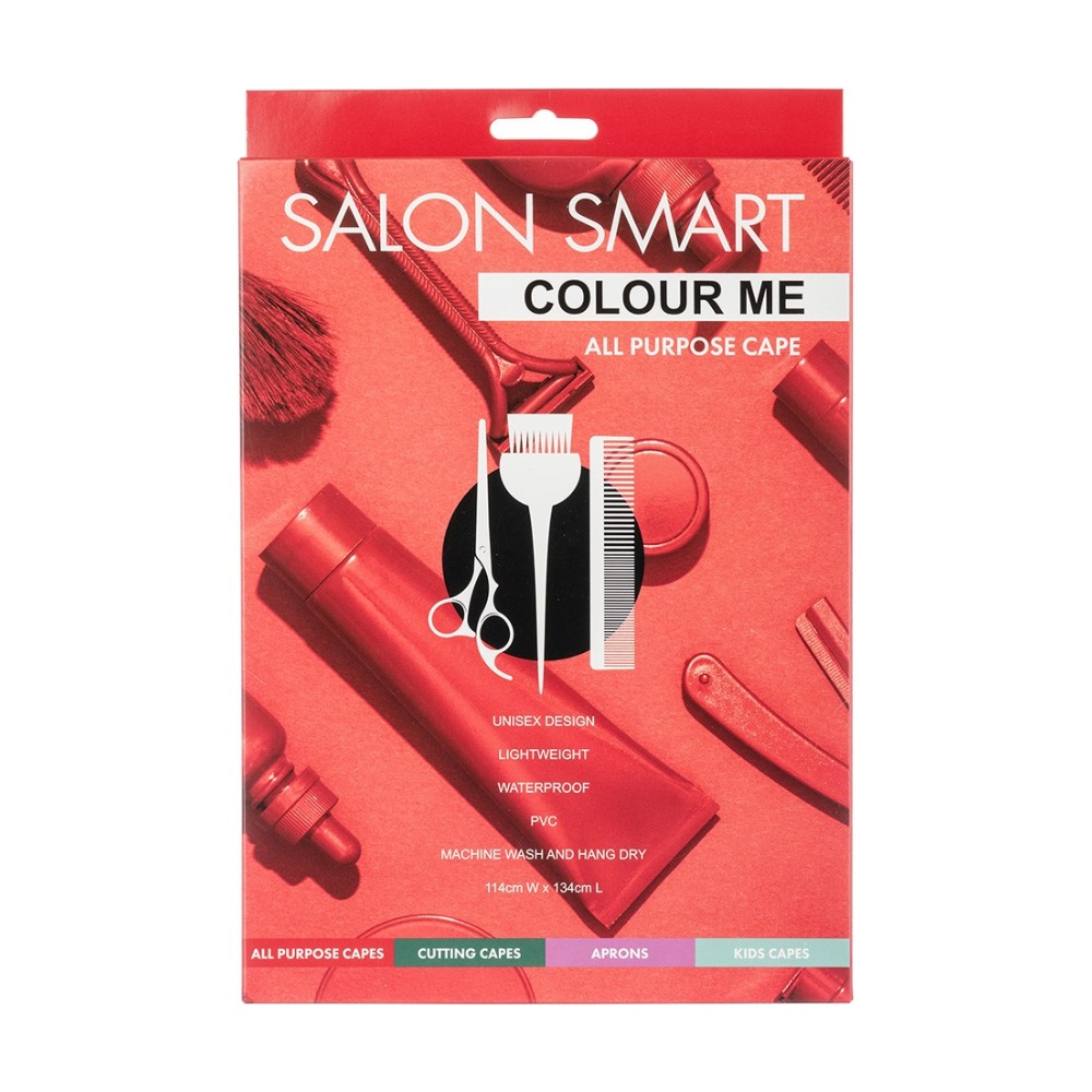 Salon Smart Colour Me Cape Black 142137