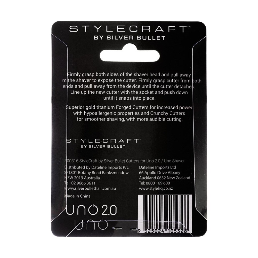 StyleCraft By Silver Bullet Uno 2.0 Cutter Set Replacement