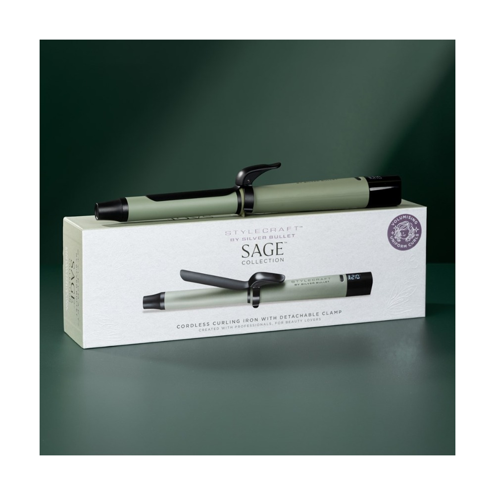 Silver Bullet Sage Cordless Curling Iron