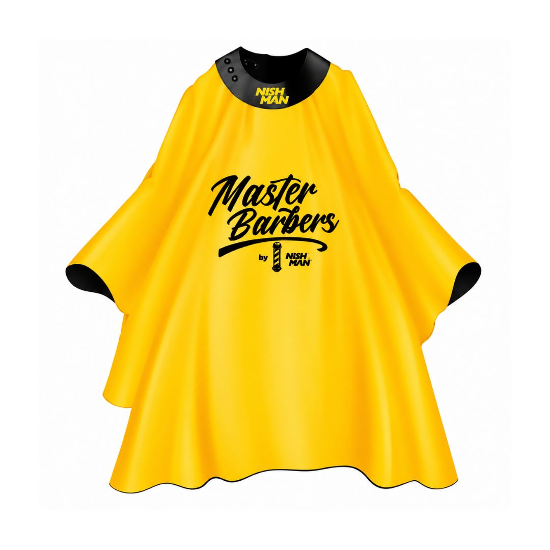 Nish Man Barber One Cape - Yellow