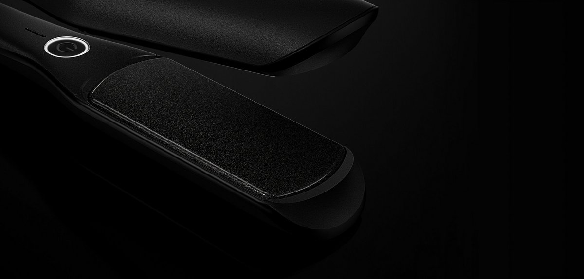 GHD Chronos MAX Wide Plate Hair Straightener (43mm Plate) Black