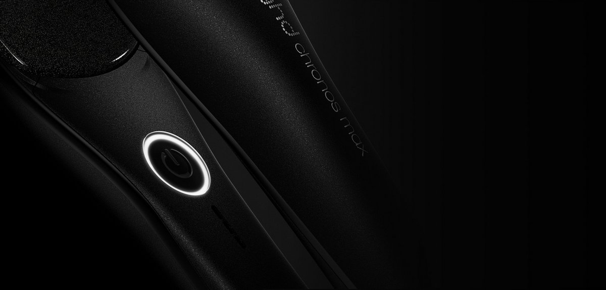 GHD Chronos MAX Wide Plate Hair Straightener (43mm Plate) Black