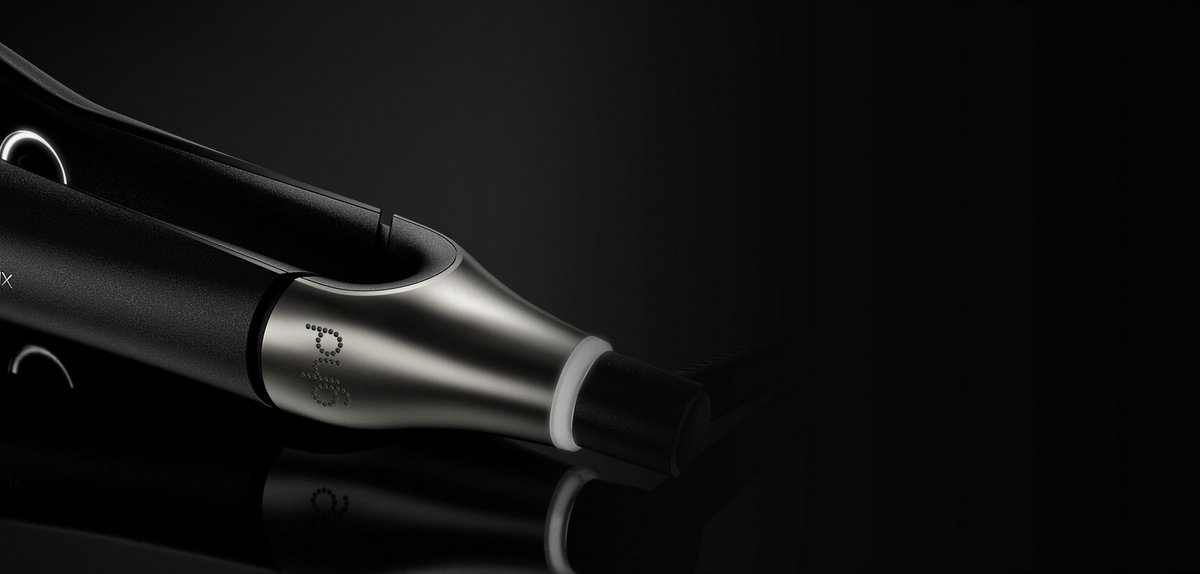 GHD Chronos MAX Wide Plate Hair Straightener (43mm Plate) Black