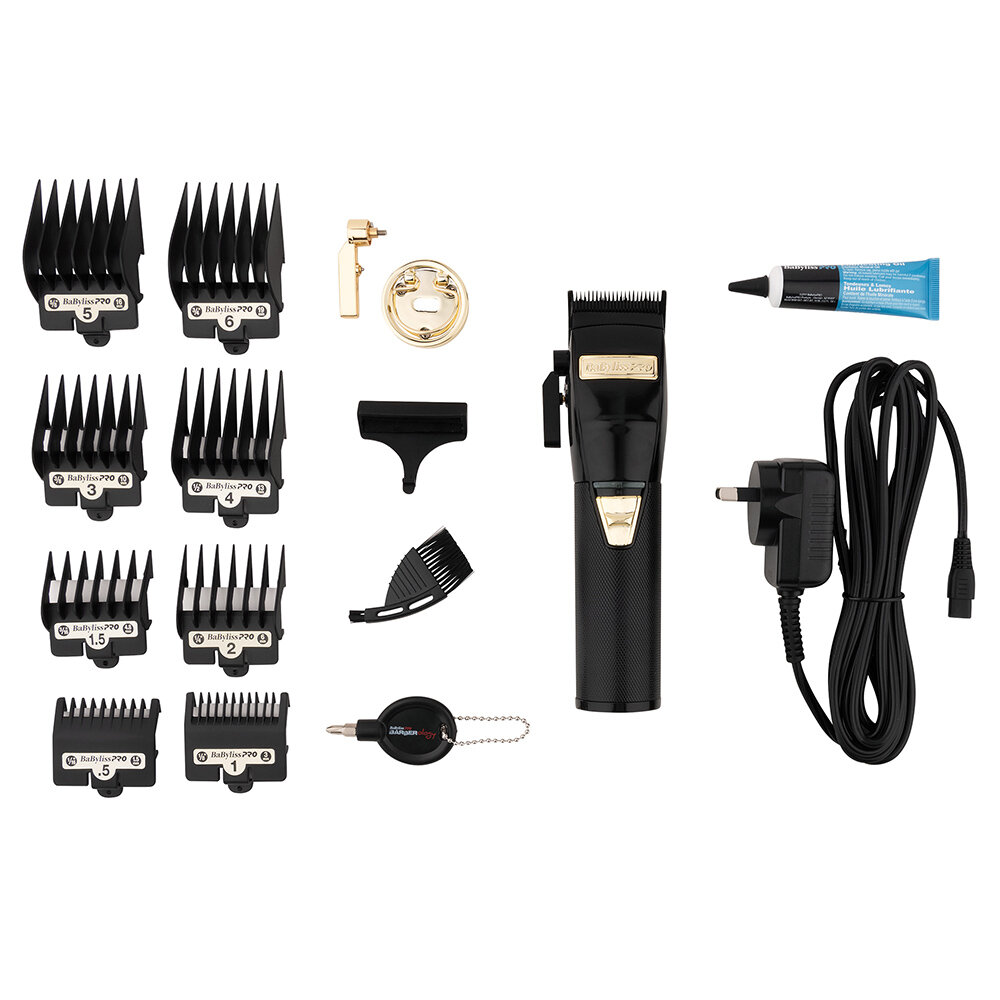 BabylissPro Lithium Clipper BlackFX - B870BA