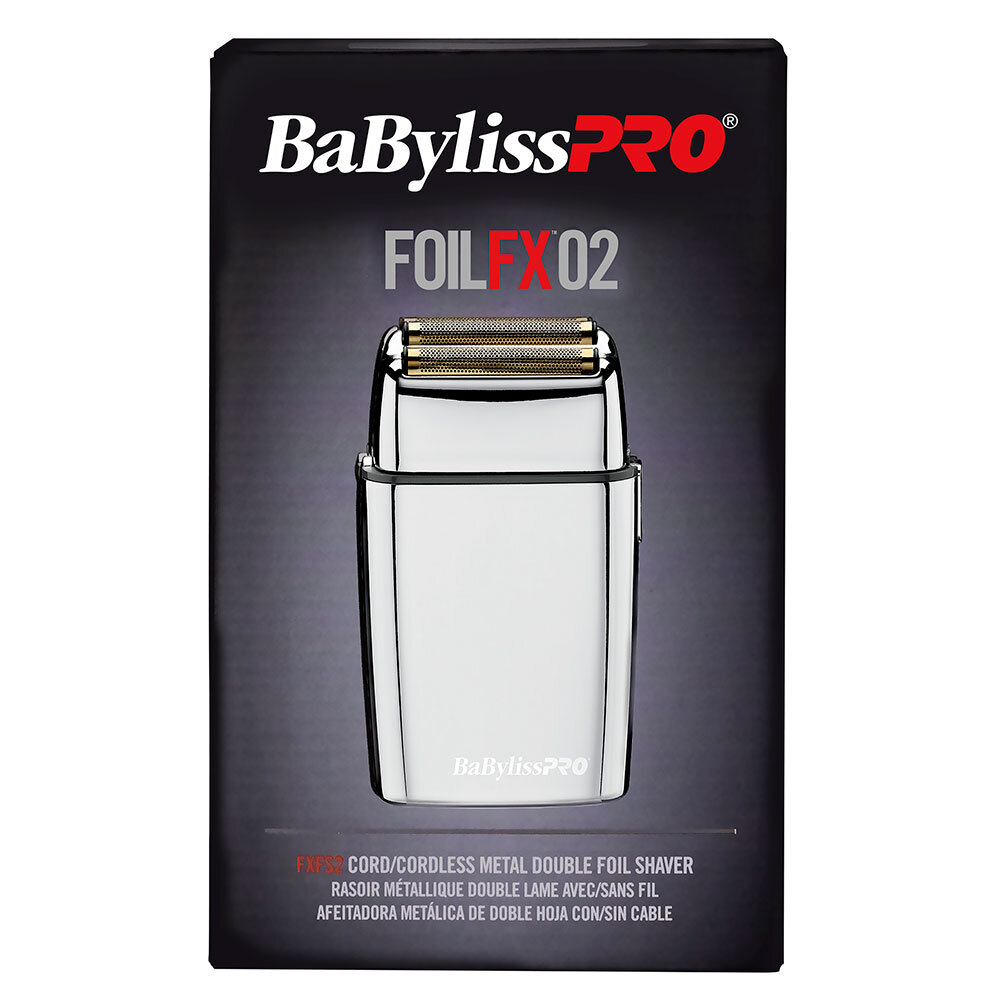 BabylissPro FoilFX Double Foil Shaver Silver - BFS2A - 900735