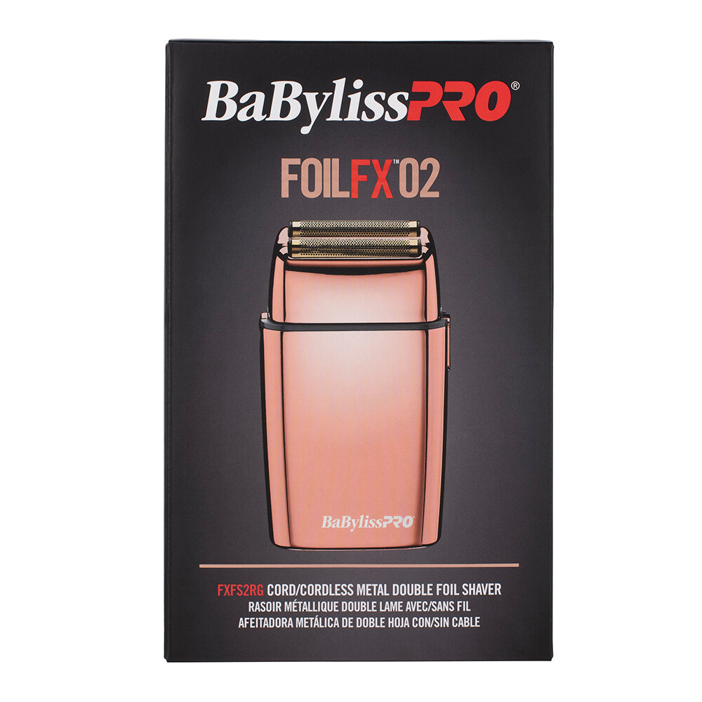 BabylissPro FoilFx 02 Rose Gold Shaver - BFS2RGA