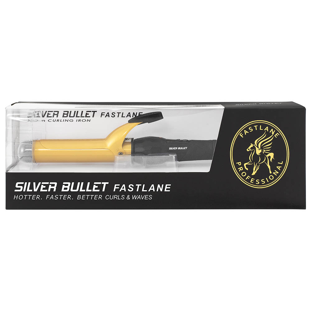 Silver Bullet Fastlane Ceramic Curling Iron Gold 32mm - 900347