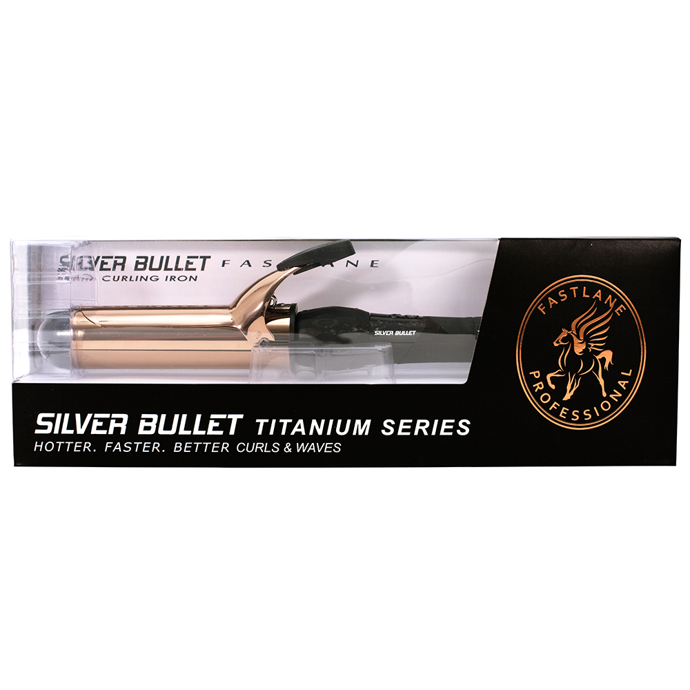 Silver Bullet Fastlane Rose Gold Titanium Curler 38mm - 900872
