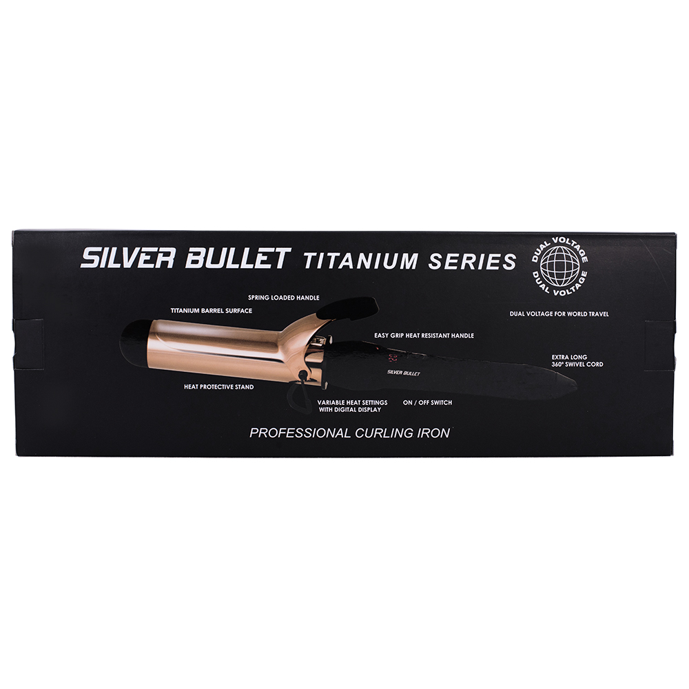 Silver Bullet Fastlane Rose Gold Titanium Curler 38mm - 900872