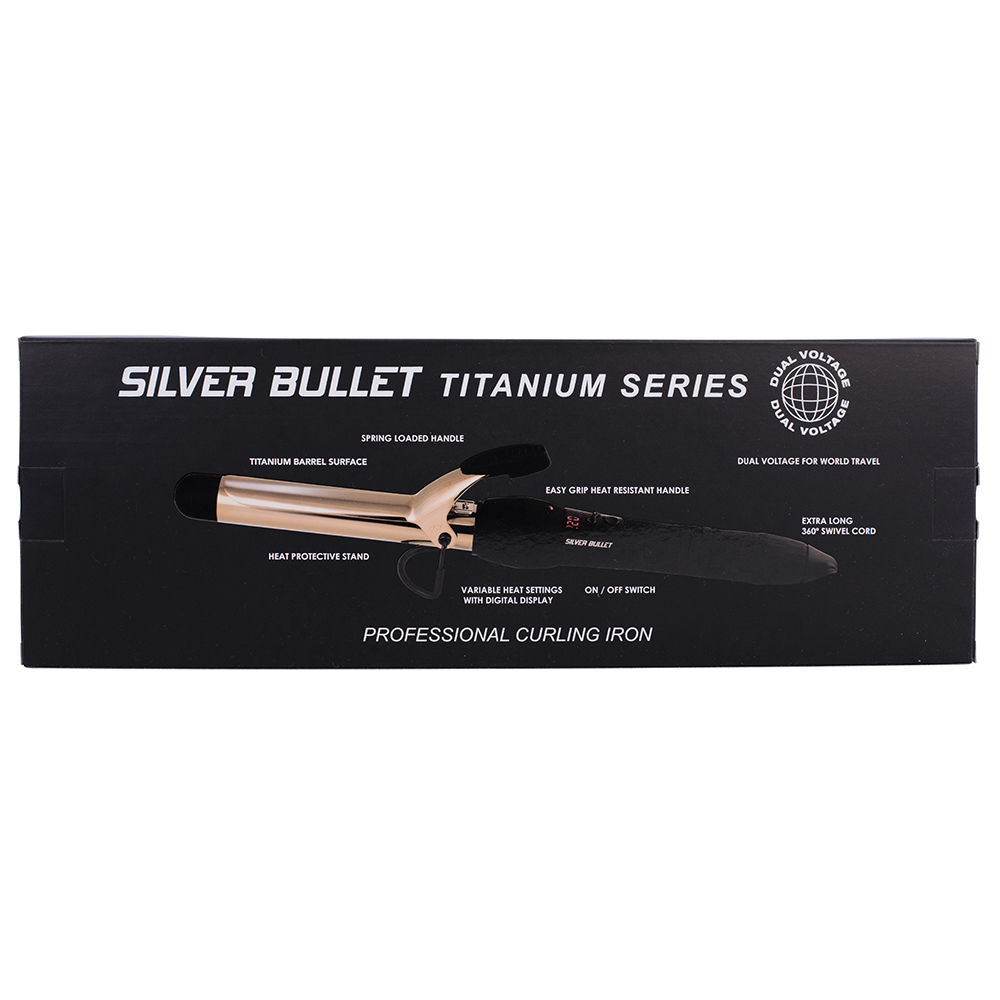 Silver Bullet Fastlane Rose Gold Titanium Curler 25mm - 900874