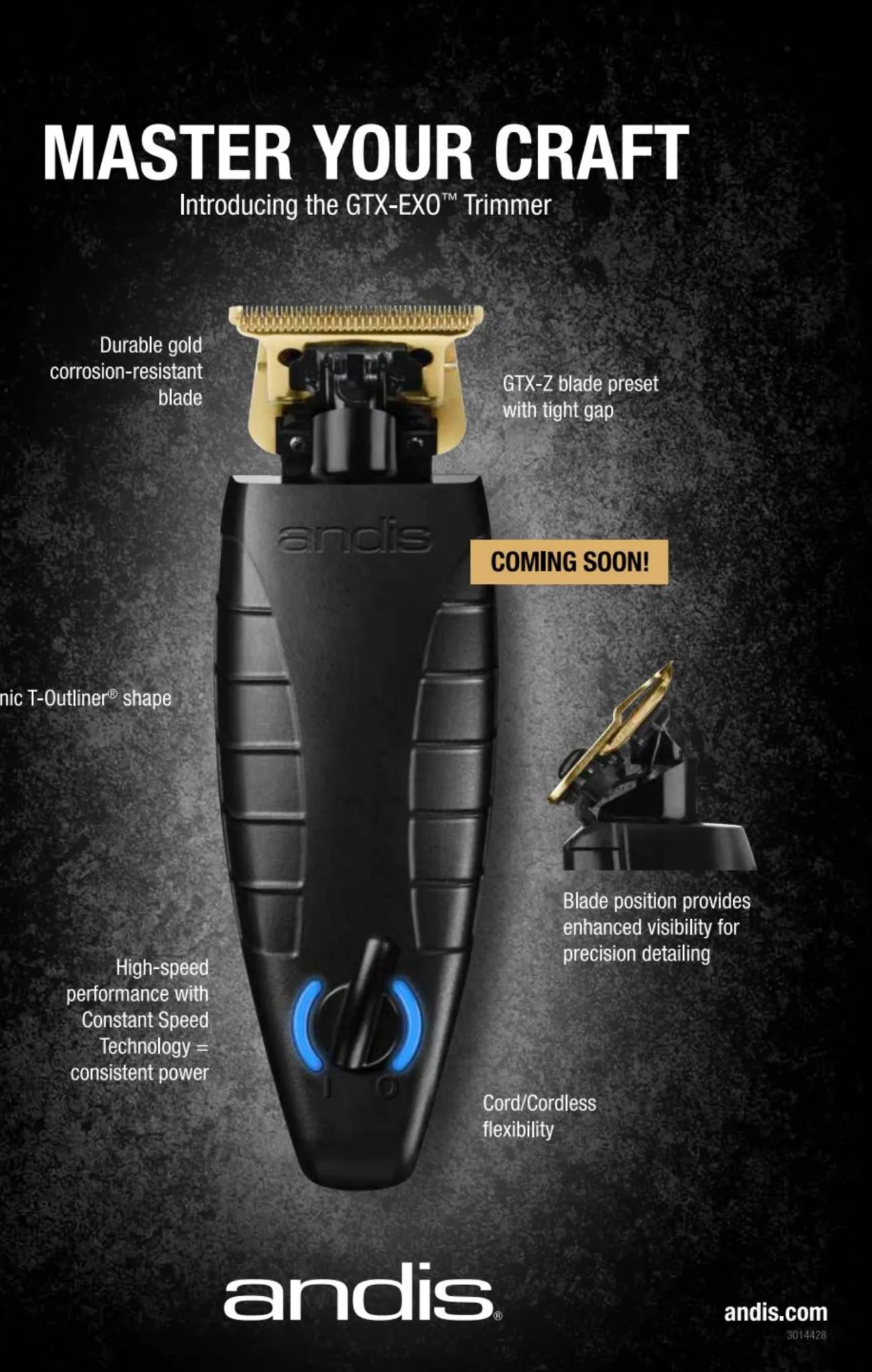 Andis GTX-EXO Cordless Li Trimmer