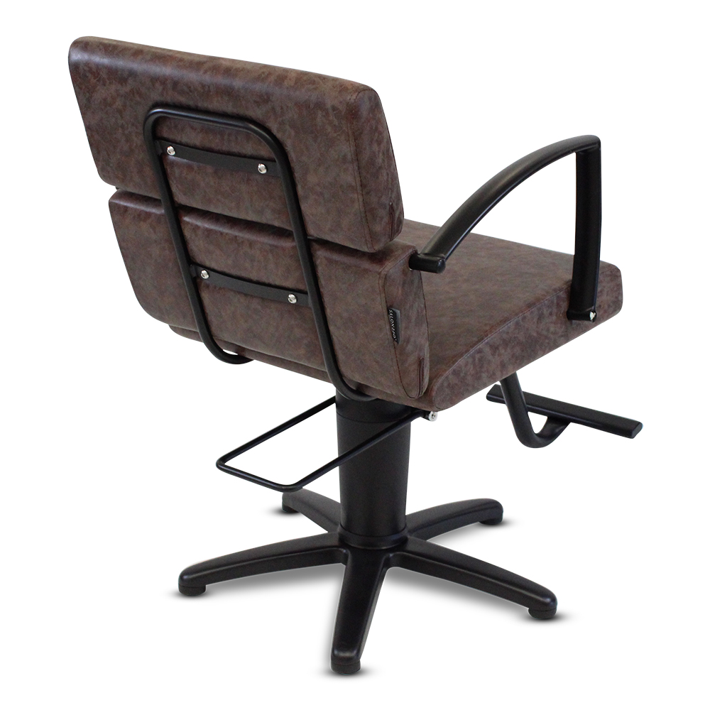 Salon360 Sandy Salon Styling Chair Chestnut