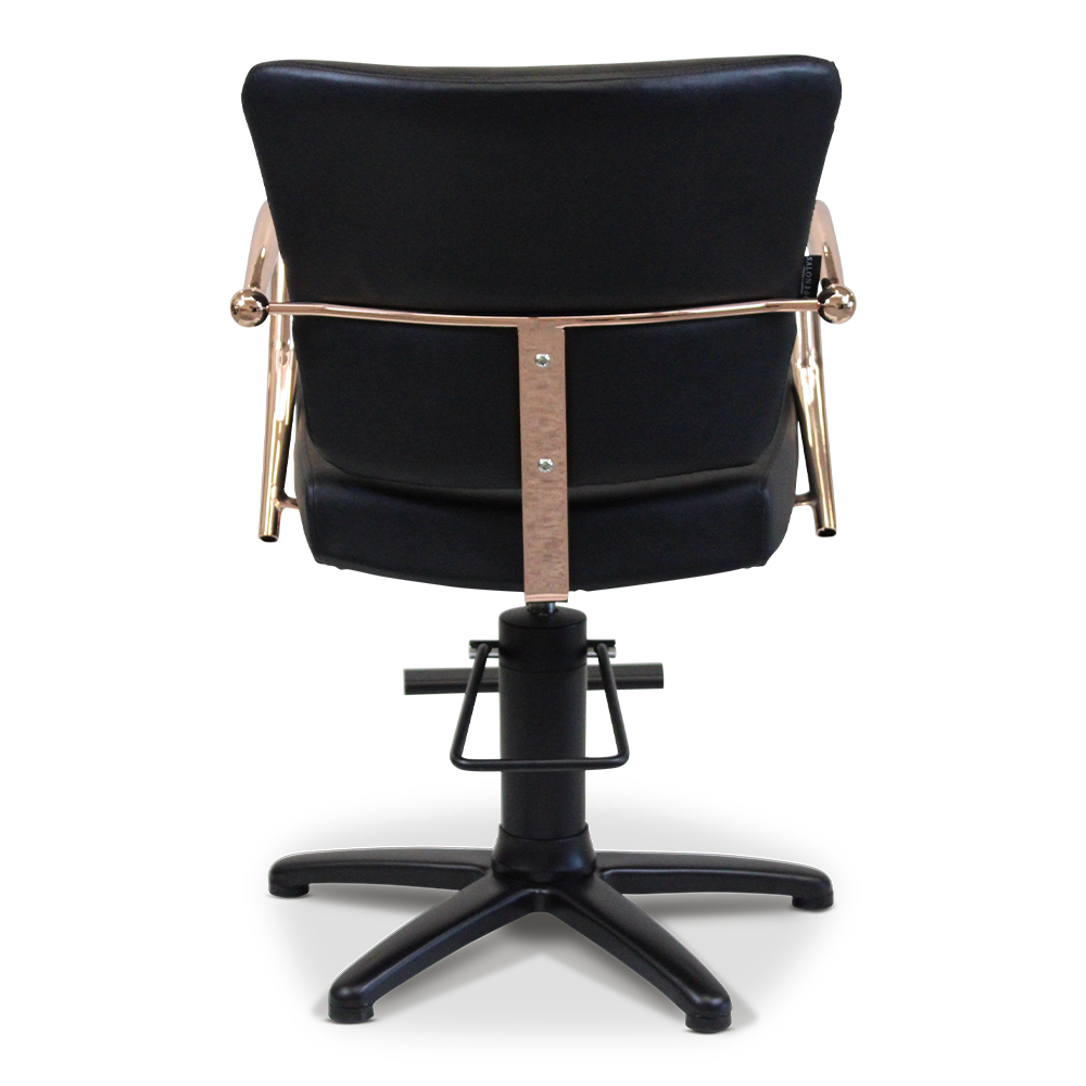 Salon360 Jade Salon Styling Chair Rose Gold & Black