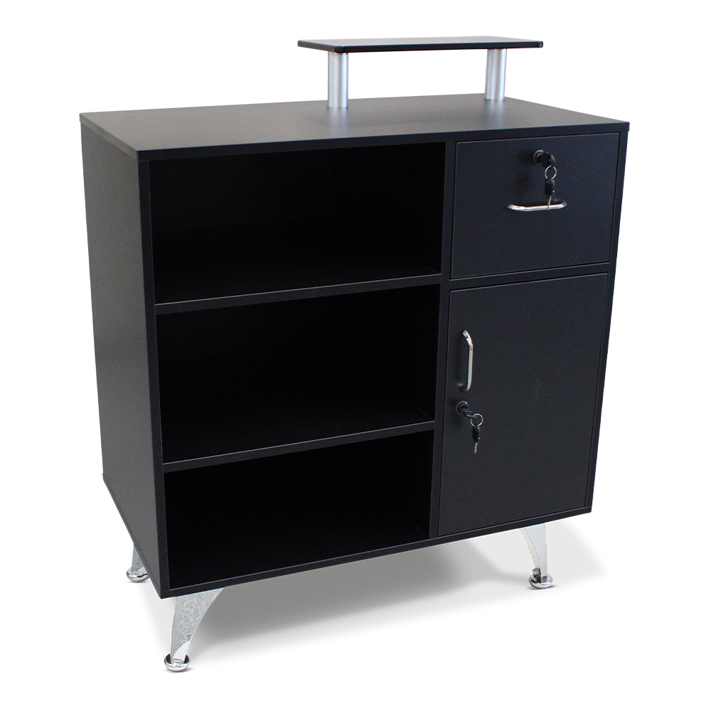 Salon360 Sky Salon Reception Desk Black