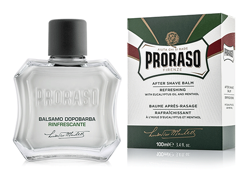 Proraso After Shave Balm Eucalyptus Oil and Menthol 100ml Refreshing - Green