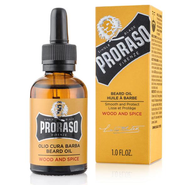 Proraso Beard Oil Wood and Spice 30ml