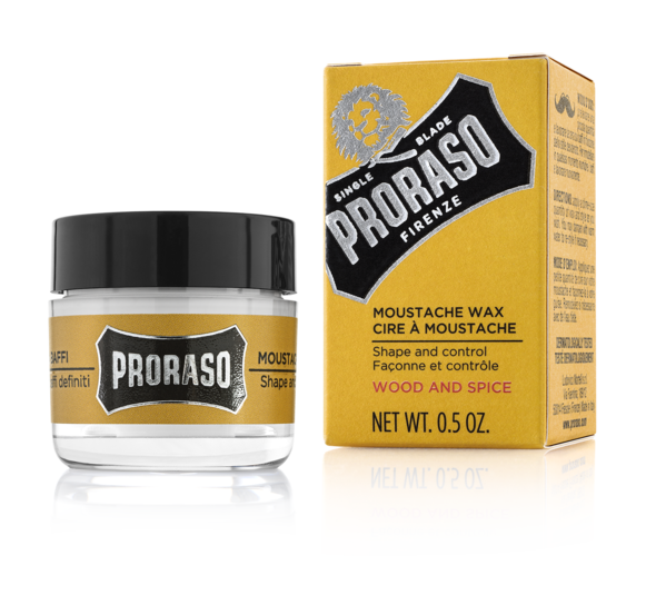 Proraso Moustache Wax Wood and Spice 15ml