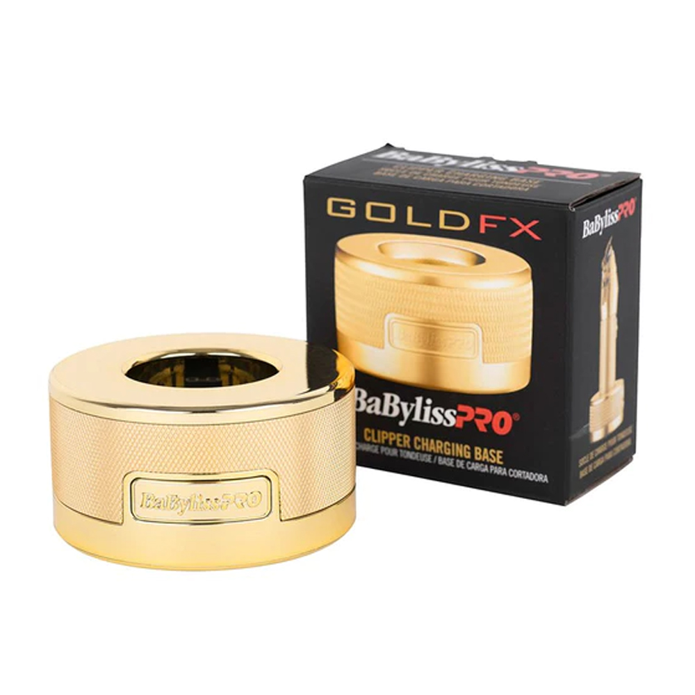 BabylissPro Charging Dock Base Clipper Gold