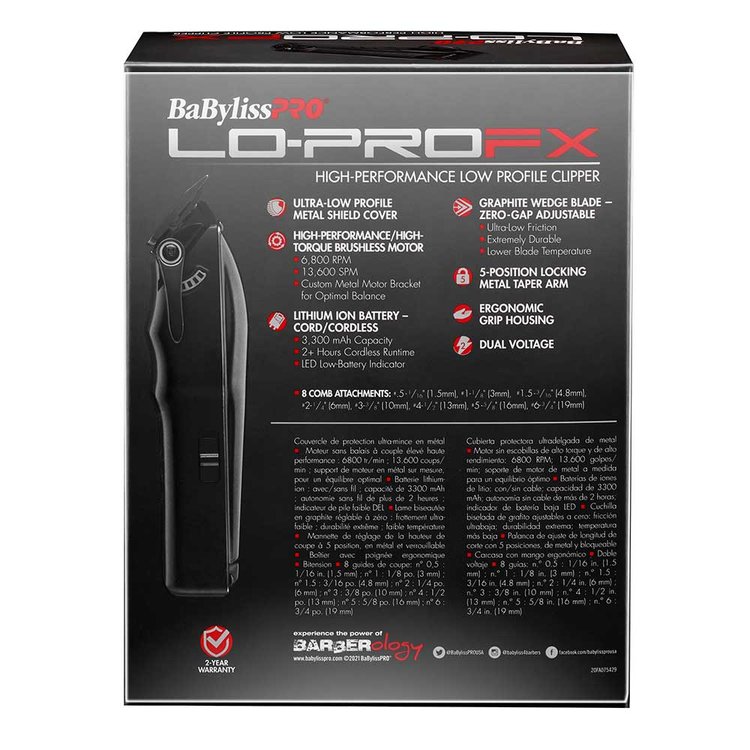 BabylissPro LoPROFX Low Profile Clipper