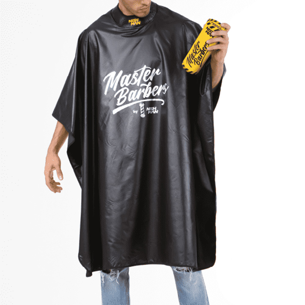 Nish Man Barber One Cape Black Cape