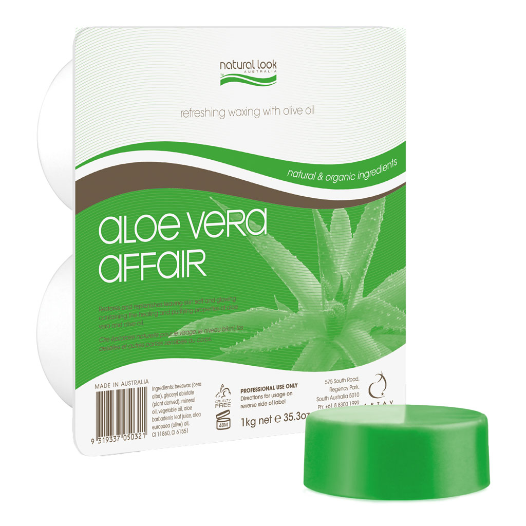 Natural Look Aloe Vera Solid Wax 1kg