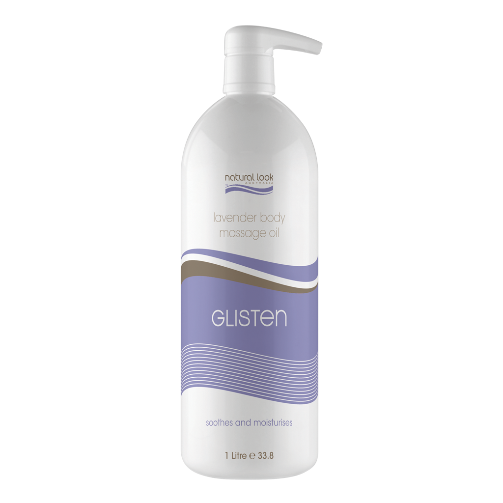 Natural Look Glisten Lavender Body Massage Oil 1L