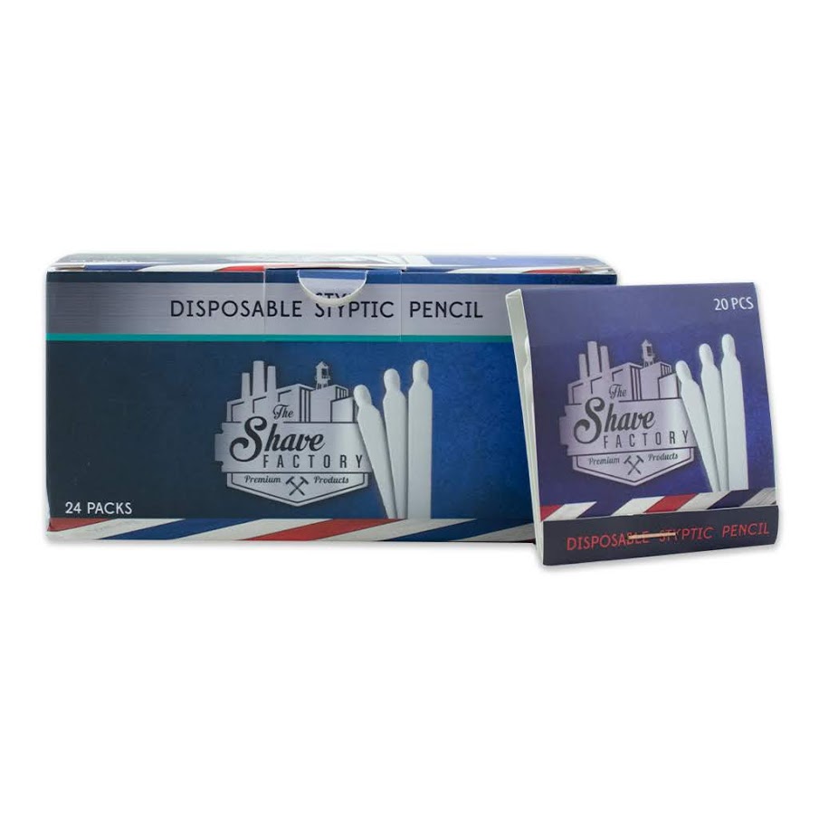 The Shave Factory Styptic Sticks 24 x 20pcs