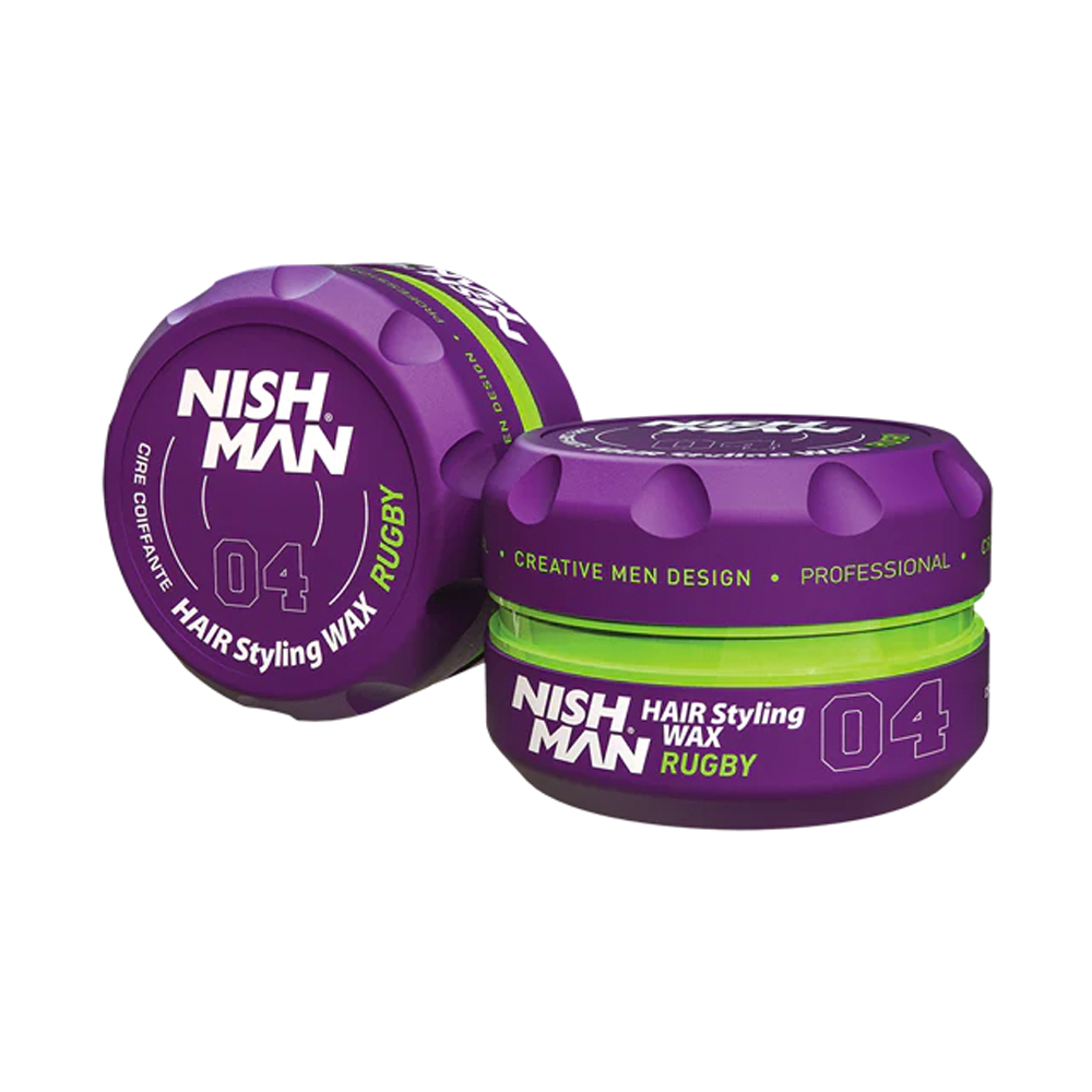 Nish Man Aqua Hair Styling Wax (04) Rugby 150ml