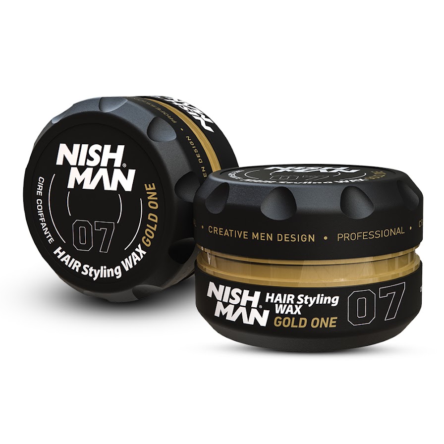 Nish Man Aqua Hair Styling Wax (07) Gold One 150ml