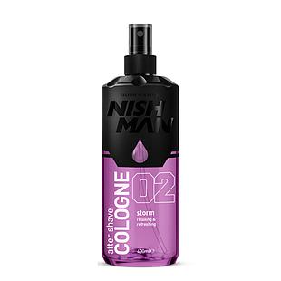 Nish Man After Shave Cologne Spray Storm (02) 400ml