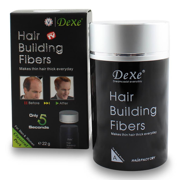 Dexe Hair Building Fibers 22g Black