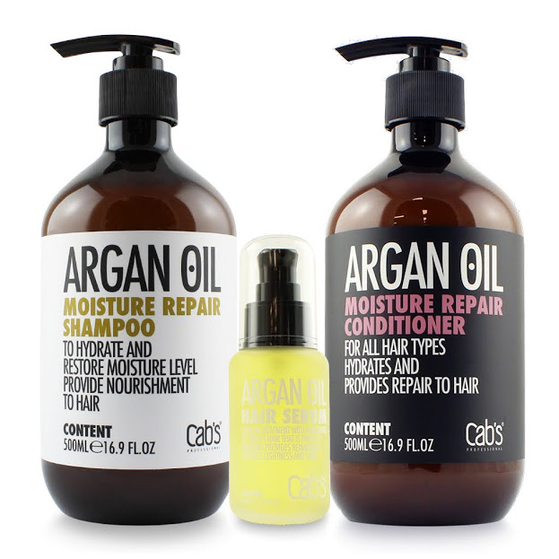 Cab's Argan Trio Moisture Repair Pack 500ml