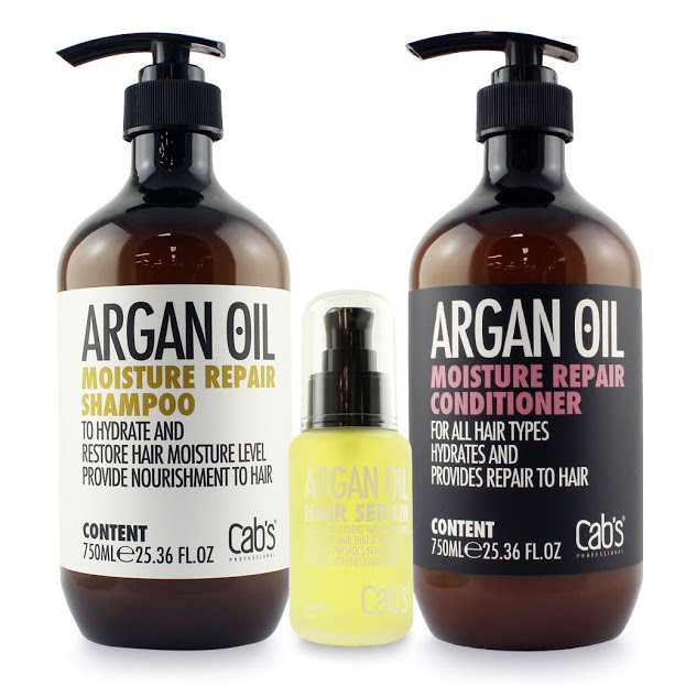 Cab's Argan Trio Moisture Repair Pack 750ml