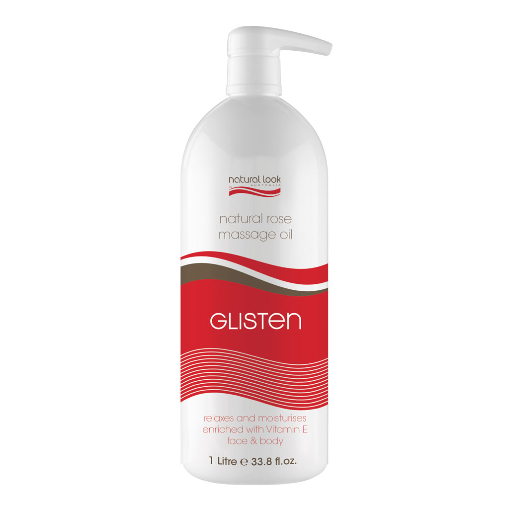 Natural Look Glisten Rose Body Massage Oil 1L