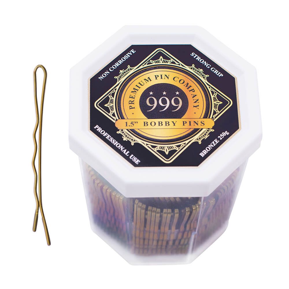 999 Bobby Pins 1.5" Bronze 250g - 135154