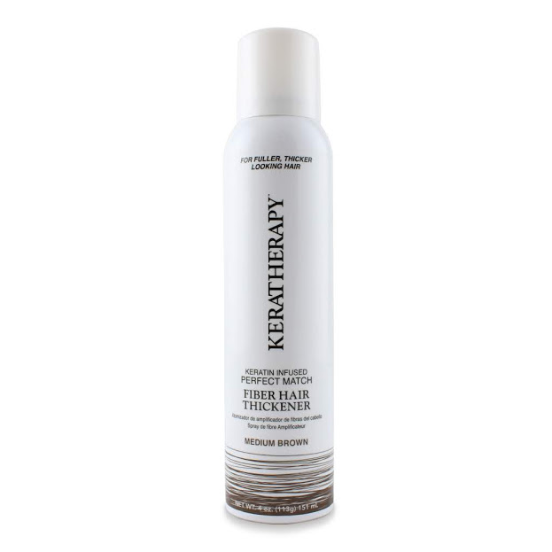 Keratherapy Fiber Hair Thickener Medium Brown 140ml