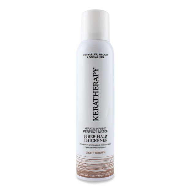Keratherapy Fiber Hair Thickener Light Brown 140ml