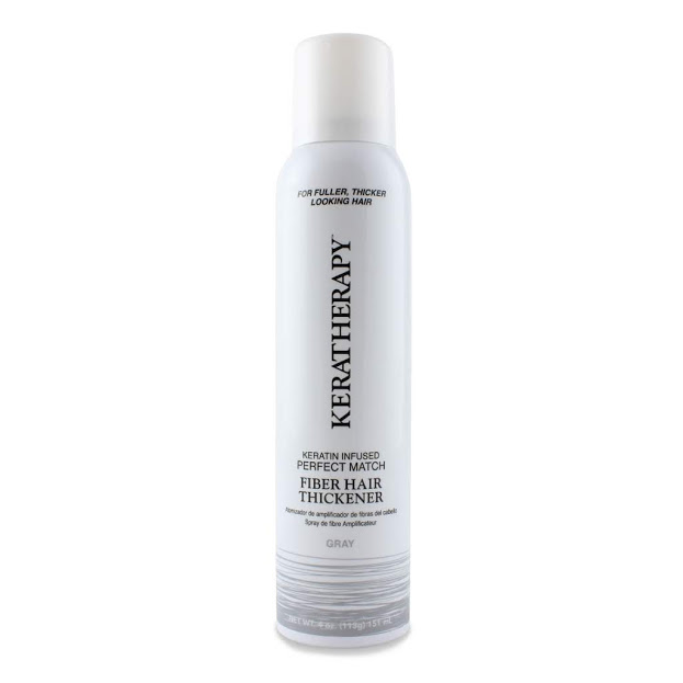 Keratherapy Fiber Hair Thickener Gray 140ml