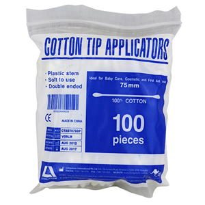 Livingstone Cotton Tip Applicator 75mm