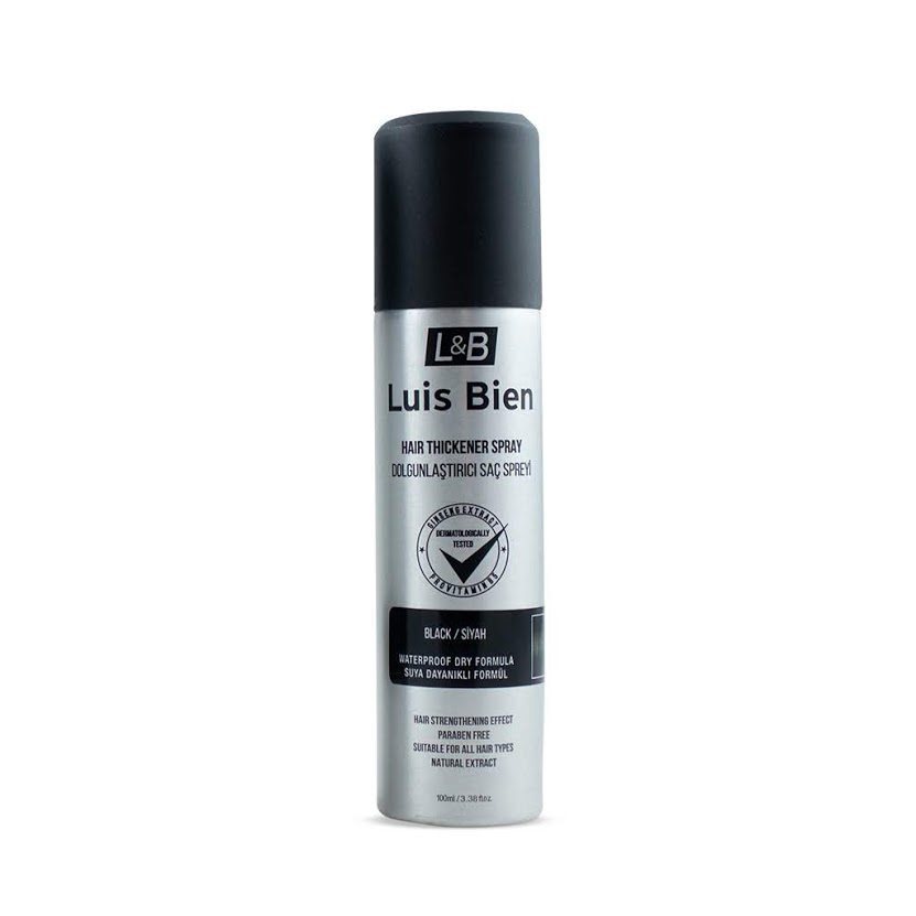 L&B Hair Thickner Spray Black 100ml