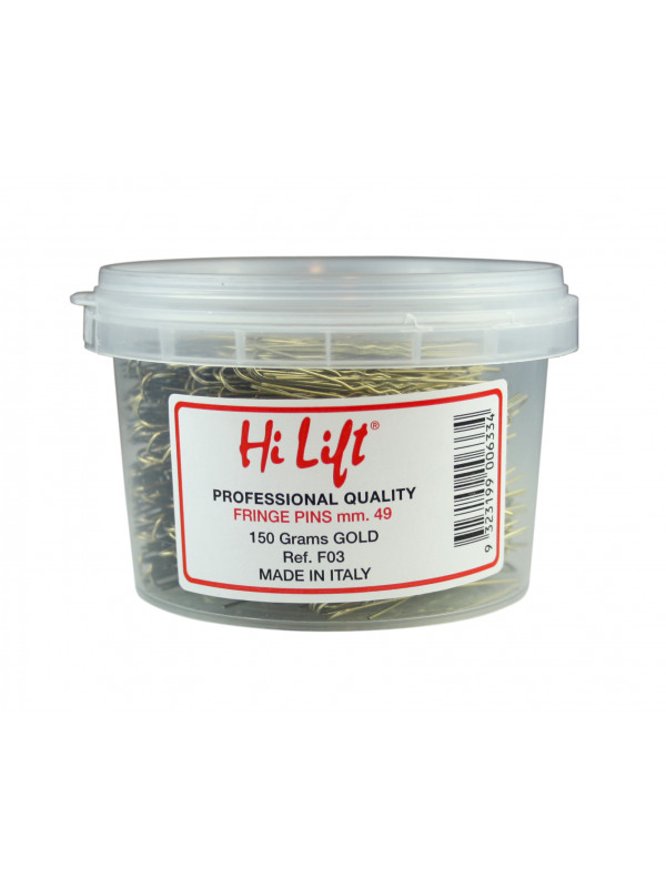 Hi Lift Fringe Pins Gold 45mm 150g Tub