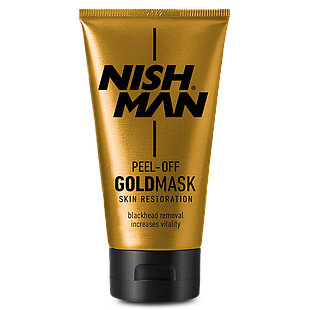 Nish Man Face Peel Off Mask Gold 150ml
