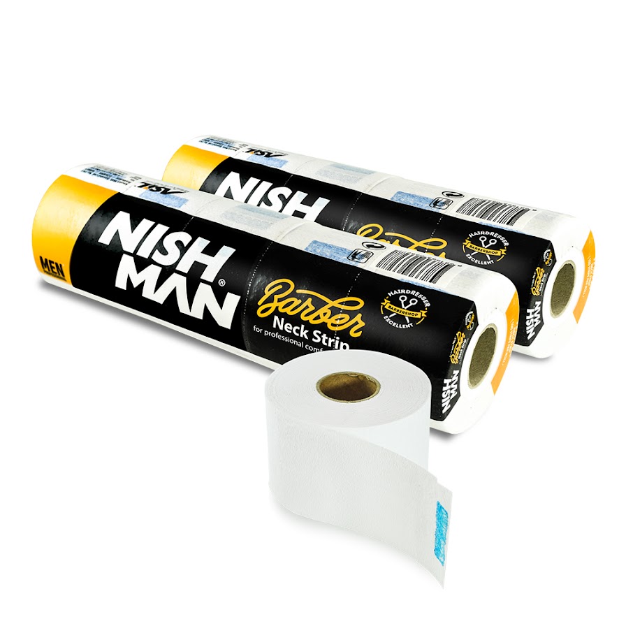 Nish Man Neck Strips White 5 Pack