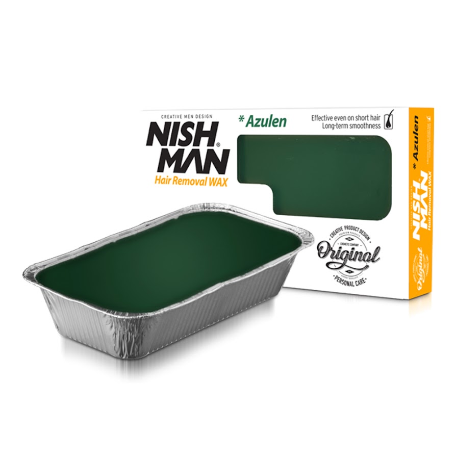 Nish Man Hair Removal Wax Azulen 500gr