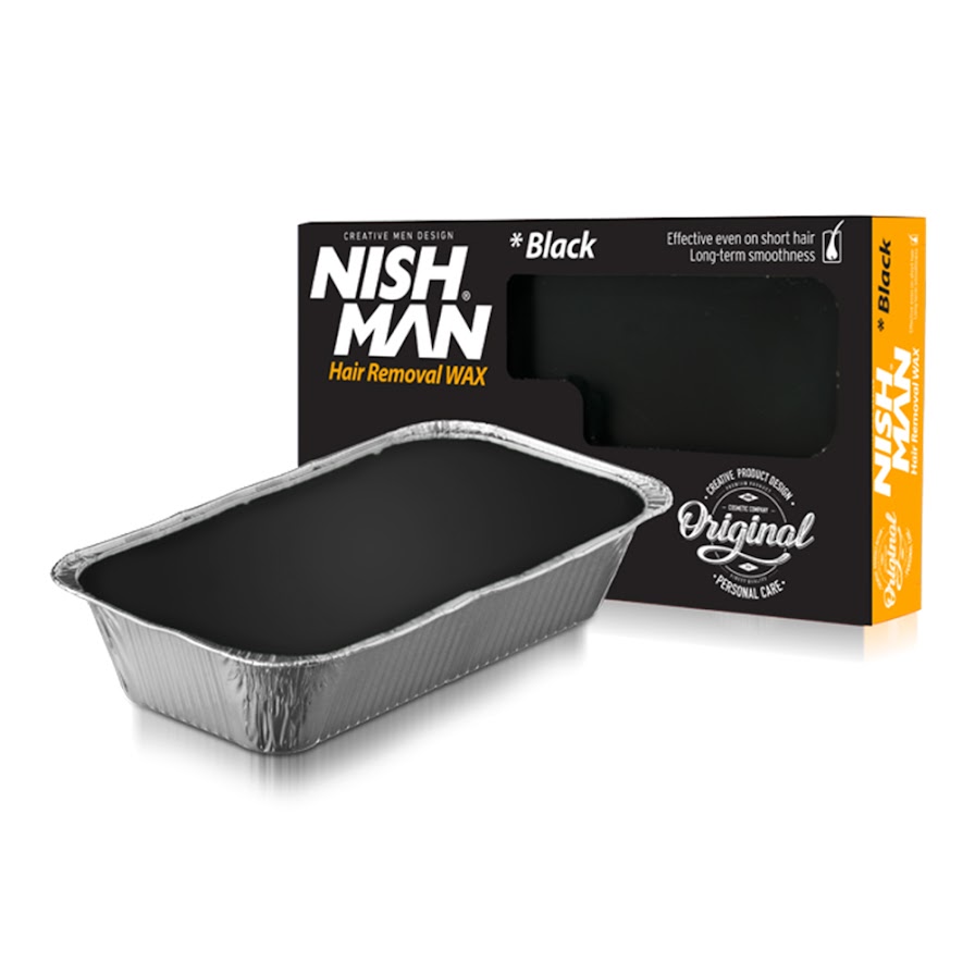 Nish Man Hair Removal Wax Black 500gr